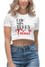 Consistency Over Talent Women's Crop Top